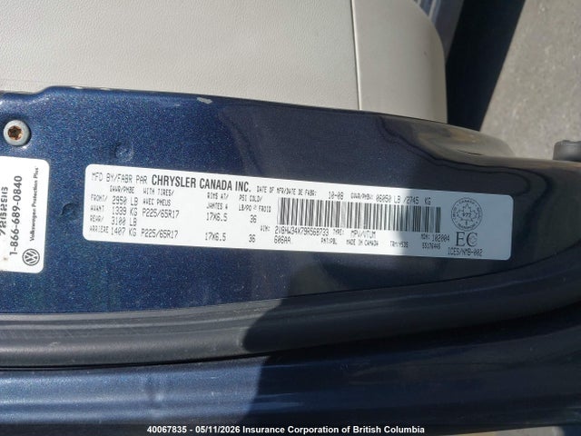 Продаж на аукціоні авто 2009 Volkswagen Routan Se, vin: 2V8HW34X79R568733, номер лоту: 40067835