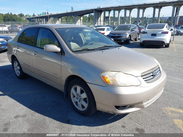 2004 Toyota Corolla Ce/le/s მანქანა იყიდება აუქციონზე, vin: 2T1BR32E94C797028, აუქციონის ნომერი: 40080887