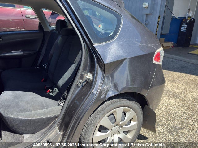 40080893 :رقم المزاد ، JF1GH61649H826643 vin ، 2009 Subaru Impreza 2.5 I مزاد بيع