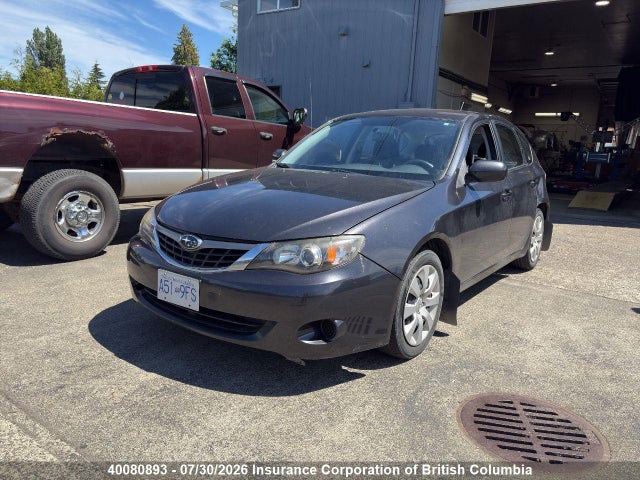40080893 :رقم المزاد ، JF1GH61649H826643 vin ، 2009 Subaru Impreza 2.5 I مزاد بيع