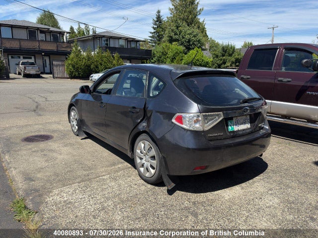 40080893 :رقم المزاد ، JF1GH61649H826643 vin ، 2009 Subaru Impreza 2.5 I مزاد بيع