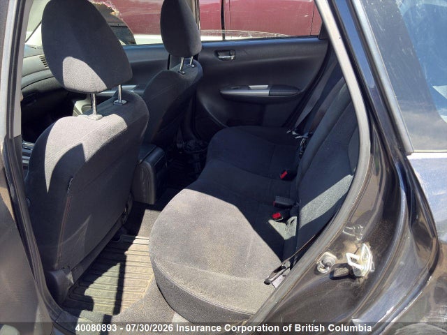 40080893 :رقم المزاد ، JF1GH61649H826643 vin ، 2009 Subaru Impreza 2.5 I مزاد بيع