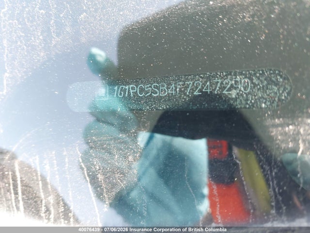 Aukcja sprzedaży 2015 Chevrolet Cruze Lt, vin: 1G1PC5SB4F7247290, numer aukcji: 40076439