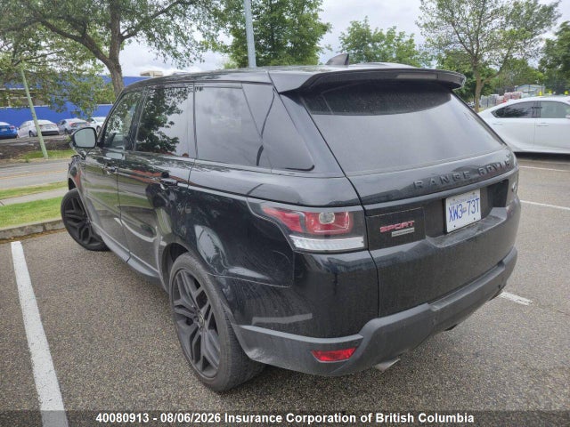 40080913 :رقم المزاد ، SALWR2FE5HA178046 vin ، 2017 Land Rover Range Rover Sport V8 Supercharged مزاد بيع