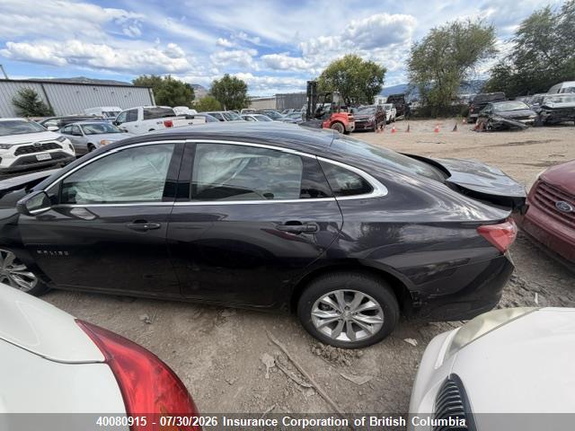 40080915 :رقم المزاد ، 1G1ZD5ST6NF192828 vin ، 2022 Chevrolet Malibu Lt مزاد بيع