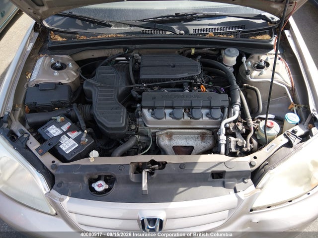 Aukcja sprzedaży 2001 Honda Civic, vin: 2HGES16321H930312, numer aukcji: 40080917