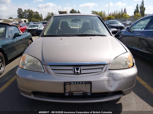 Aukcja sprzedaży 2001 Honda Civic, vin: 2HGES16321H930312, numer aukcji: 40080917