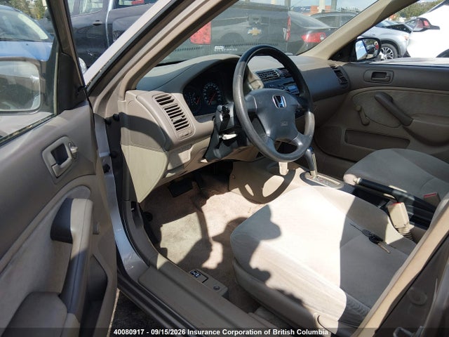 Aukcja sprzedaży 2001 Honda Civic, vin: 2HGES16321H930312, numer aukcji: 40080917