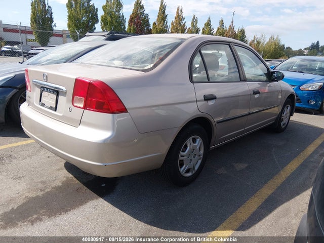 Aukcja sprzedaży 2001 Honda Civic, vin: 2HGES16321H930312, numer aukcji: 40080917