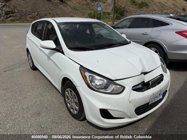 2012 Hyundai Accent Gls/gs მანქანა იყიდება აუქციონზე, vin: KMHCT5AE1CU055979, აუქციონის ნომერი: 40080940