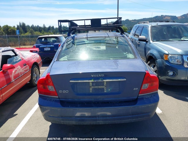 2004 Volvo S80 მანქანა იყიდება აუქციონზე, vin: YV1TS92DX41352296, აუქციონის ნომერი: 40076745