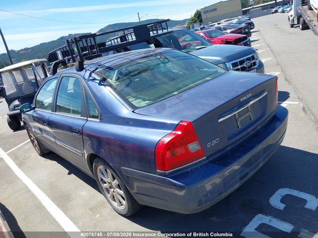 2004 Volvo S80 მანქანა იყიდება აუქციონზე, vin: YV1TS92DX41352296, აუქციონის ნომერი: 40076745