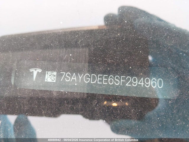 Продаж на аукціоні авто 2025 Tesla Model Y Long Range, vin: 7SAYGDEE6SF294960, номер лоту: 40080942