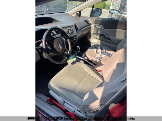 40080944 :رقم المزاد ، 2HGFB2E59CH043273 vin ، 2012 Honda Civic مزاد بيع