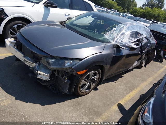 Honda Civic Lx 2020 2HGFC2F54LH033214 Image 2