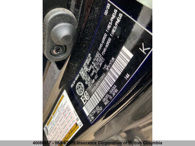 40080957 :رقم المزاد ، JTEKU5JR5P6133654 vin ، 2023 Toyota 4runner Limited مزاد بيع