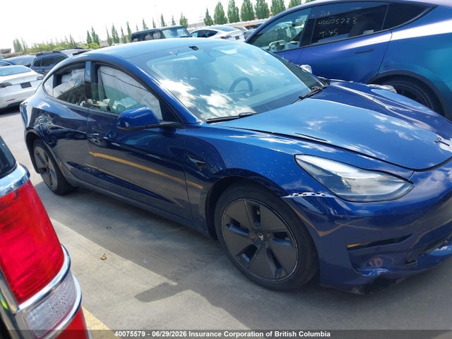 2023 Tesla Model 3 მანქანა იყიდება აუქციონზე, vin: 5YJ3E1EA9PF477009, აუქციონის ნომერი: 40075579
