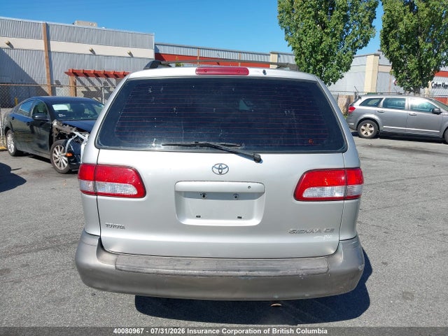 40080967 :رقم المزاد ، 4T3ZF19CX2U493435 vin ، 2002 Toyota Sienna Ce مزاد بيع