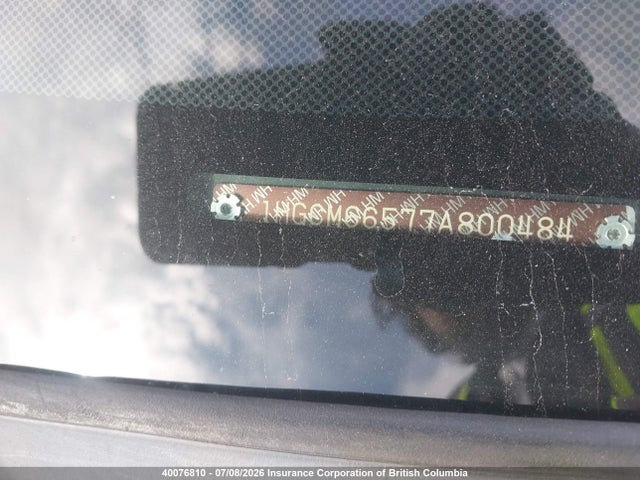 40076810 :رقم المزاد ، 1HGCM66577A800484 vin ، 2007 Honda Accord Ex مزاد بيع