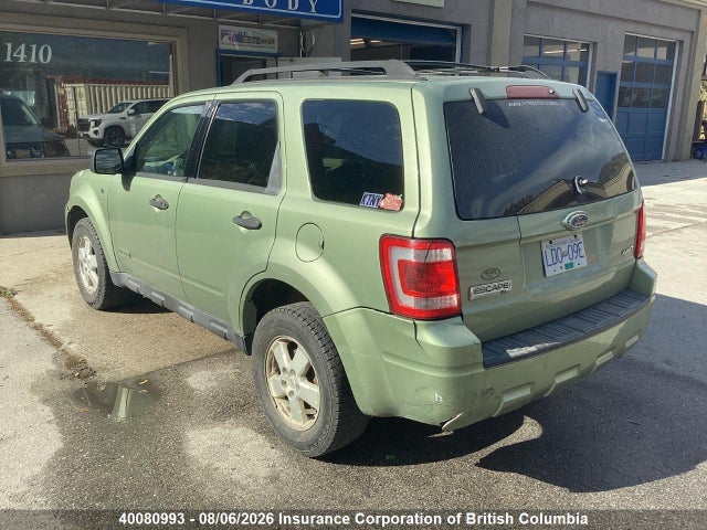 40080993 :رقم المزاد ، 1FMCU93158KD51850 vin ، 2008 Ford Escape Xlt مزاد بيع