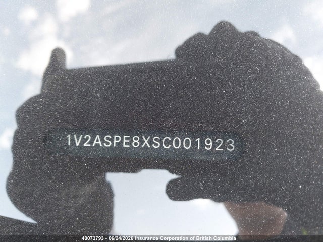 40073793 :رقم المزاد ، 1V2ASPE8XSC001923 vin ، 2025 Volkswagen Id.4 Pro S مزاد بيع