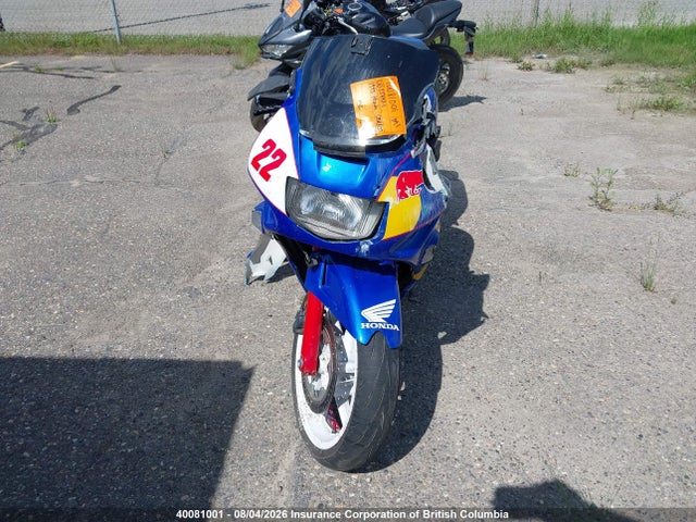 1993 Honda Cbr600 F2 მანქანა იყიდება აუქციონზე, vin: JH2PC2529PM200199, აუქციონის ნომერი: 40081001