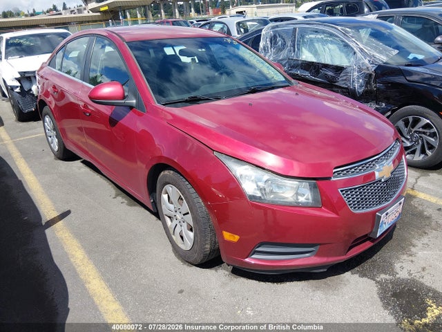 Aukcja sprzedaży 2012 Chevrolet Cruze Lt, vin: 1G1PF5SC3C7187868, numer aukcji: 40080072