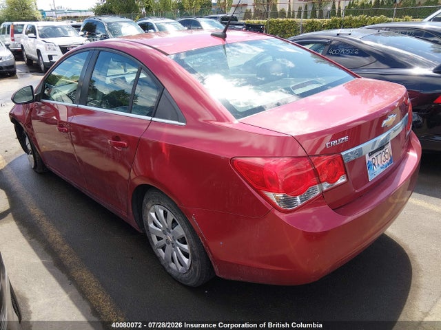 Aukcja sprzedaży 2012 Chevrolet Cruze Lt, vin: 1G1PF5SC3C7187868, numer aukcji: 40080072