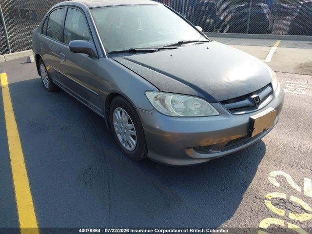 Aukcja sprzedaży 2005 Honda Civic Lx, vin: 2HGES15615H047819, numer aukcji: 40078864