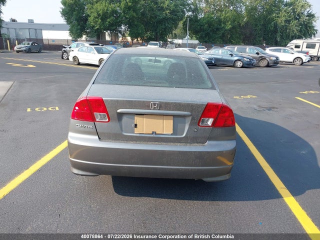 Aukcja sprzedaży 2005 Honda Civic Lx, vin: 2HGES15615H047819, numer aukcji: 40078864