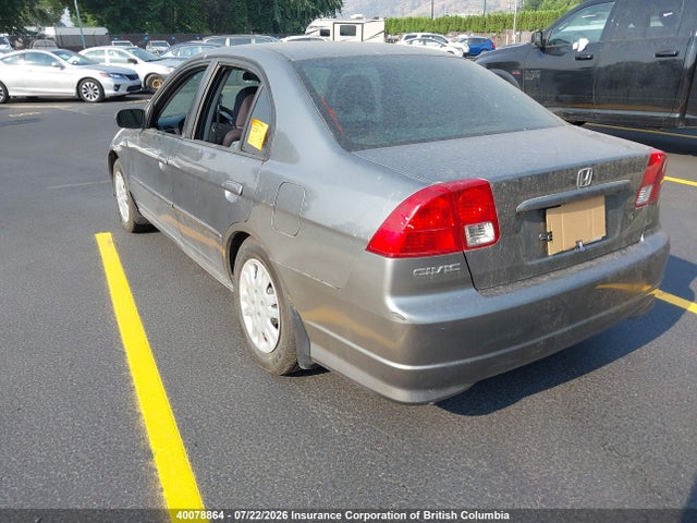 Aukcja sprzedaży 2005 Honda Civic Lx, vin: 2HGES15615H047819, numer aukcji: 40078864