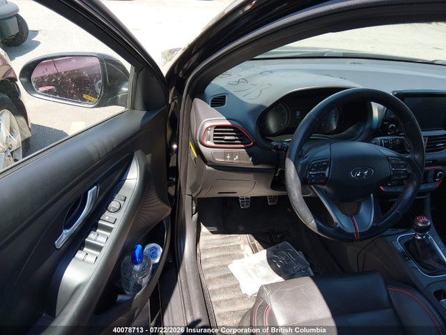 2018 Hyundai Elantra Gt Sport მანქანა იყიდება აუქციონზე, vin: KMHH55LC9JU021698, აუქციონის ნომერი: 40078713