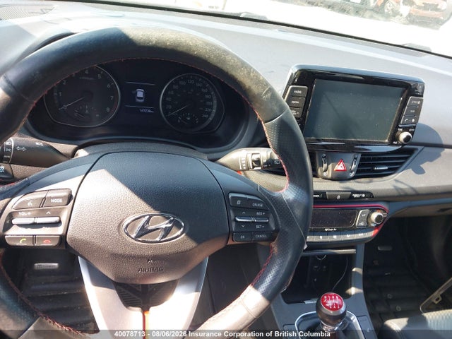 2018 Hyundai Elantra Gt Sport მანქანა იყიდება აუქციონზე, vin: KMHH55LC9JU021698, აუქციონის ნომერი: 40078713