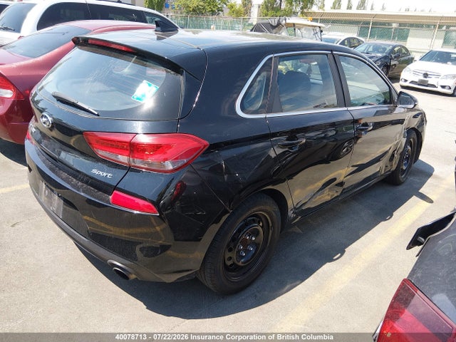 2018 Hyundai Elantra Gt Sport მანქანა იყიდება აუქციონზე, vin: KMHH55LC9JU021698, აუქციონის ნომერი: 40078713