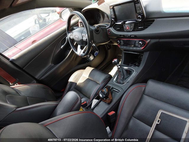 2018 Hyundai Elantra Gt Sport მანქანა იყიდება აუქციონზე, vin: KMHH55LC9JU021698, აუქციონის ნომერი: 40078713