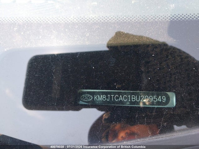 Aukcja sprzedaży 2011 Hyundai Tucson Gl/gls, vin: KM8JTCAC1BU209549, numer aukcji: 40078038