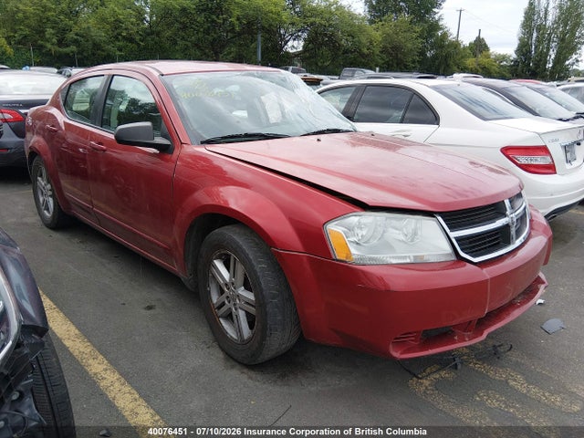 2008 Dodge Avenger Sxt მანქანა იყიდება აუქციონზე, vin: 1B3LC56R68N554361, აუქციონის ნომერი: 40076451