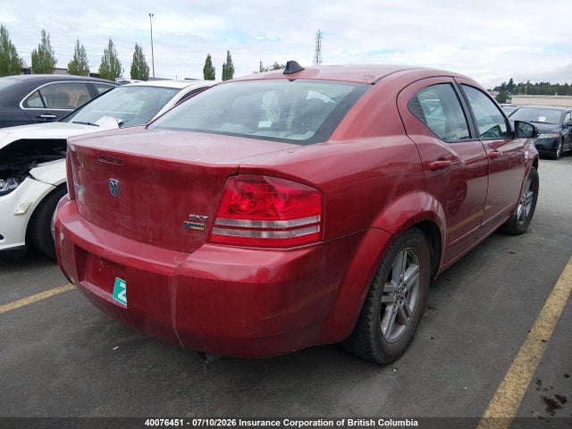 2008 Dodge Avenger Sxt მანქანა იყიდება აუქციონზე, vin: 1B3LC56R68N554361, აუქციონის ნომერი: 40076451