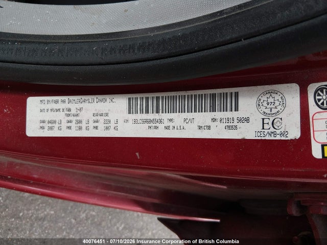 2008 Dodge Avenger Sxt მანქანა იყიდება აუქციონზე, vin: 1B3LC56R68N554361, აუქციონის ნომერი: 40076451
