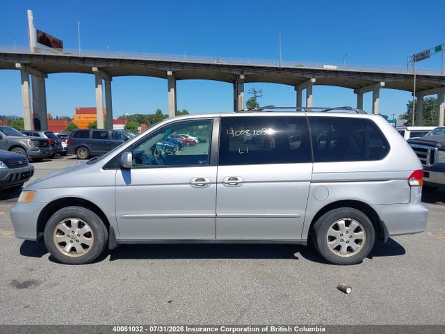 40081032 :رقم المزاد ، 2HKRL18903H010168 vin ، 2003 Honda Odyssey Exl مزاد بيع