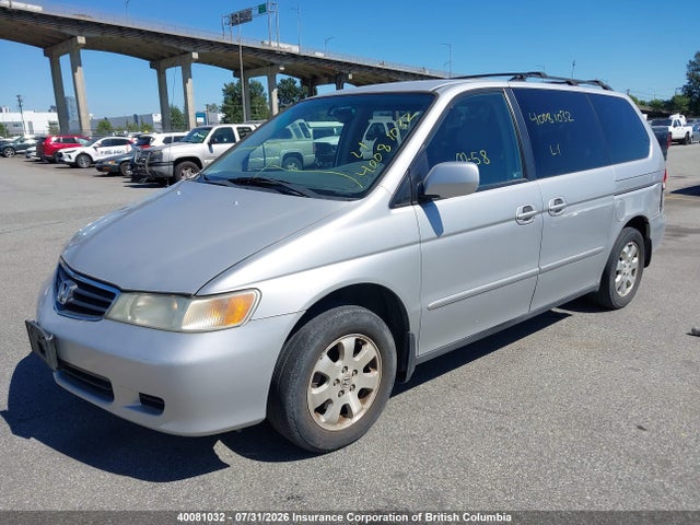 40081032 :رقم المزاد ، 2HKRL18903H010168 vin ، 2003 Honda Odyssey Exl مزاد بيع