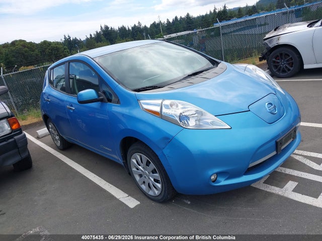 40075435 :رقم المزاد ، 1N4AZ0CP6DC421749 vin ، 2013 Nissan Leaf S/sv/sl مزاد بيع