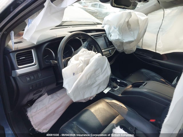 2017 Toyota Highlander Se/xle მანქანა იყიდება აუქციონზე, vin: 5TDJZRFH1HS507302, აუქციონის ნომერი: 40081038