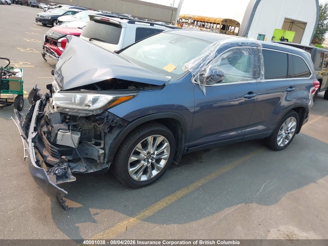 2017 Toyota Highlander Se/xle მანქანა იყიდება აუქციონზე, vin: 5TDJZRFH1HS507302, აუქციონის ნომერი: 40081038