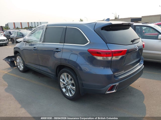 2017 Toyota Highlander Se/xle მანქანა იყიდება აუქციონზე, vin: 5TDJZRFH1HS507302, აუქციონის ნომერი: 40081038