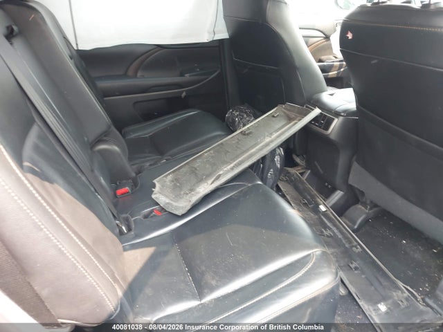 2017 Toyota Highlander Se/xle მანქანა იყიდება აუქციონზე, vin: 5TDJZRFH1HS507302, აუქციონის ნომერი: 40081038