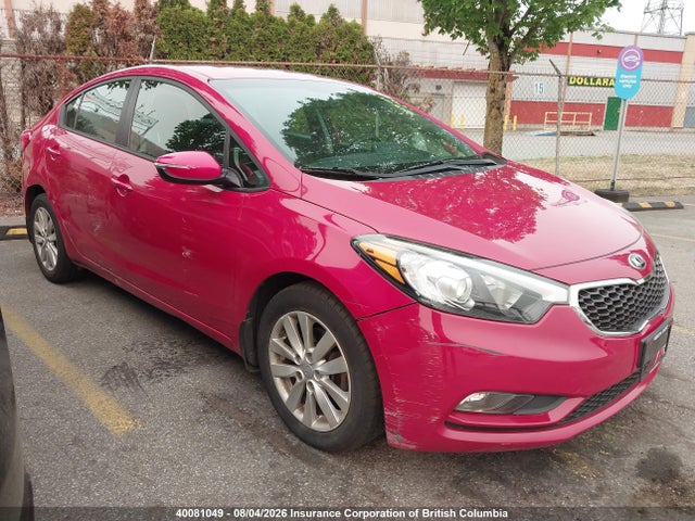 2014 Kia Forte მანქანა იყიდება აუქციონზე, vin: KNAFX4A6XE5143481, აუქციონის ნომერი: 40081049