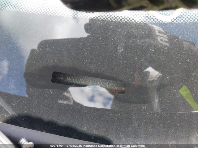 40076761 :رقم المزاد ، WBAWC33569PU83652 vin ، 2009 Bmw 328 Xi مزاد بيع