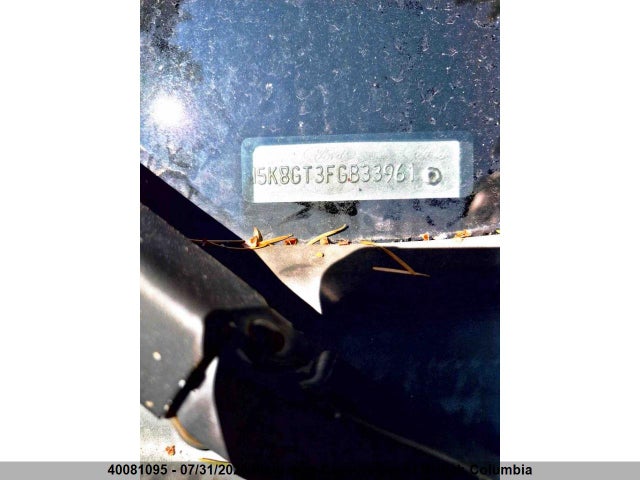 40081095 :رقم المزاد ، 1FM5K8GT3FGB33961 vin ، 2015 Ford Explorer Sport مزاد بيع