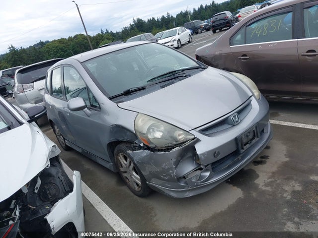 40075442 :رقم المزاد ، JHMGD386X7S809340 vin ، 2007 Honda Fit Sport مزاد بيع